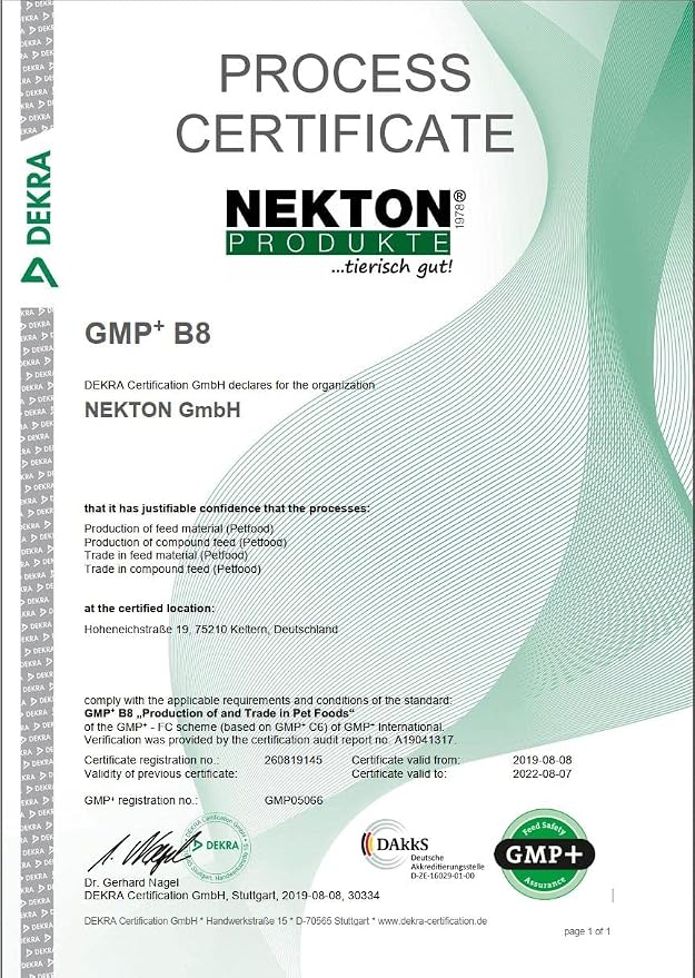 Nekton Calcium Plus - Calcium with Magnesium & Vitamins, White, 140g/5 oz