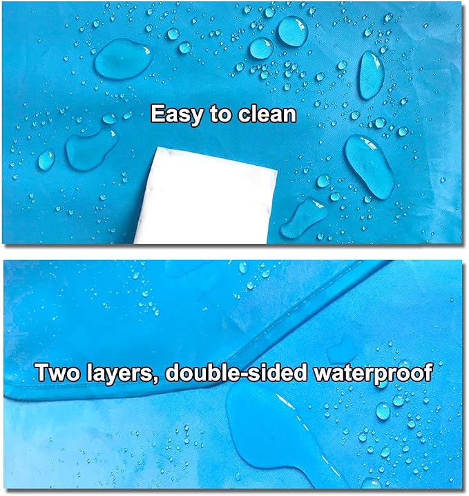 Amakunft 2 Pcs Guinea Pig Bed Mat Washable & Waterproof Pads for Small Animal Playpen, Reusable Liners