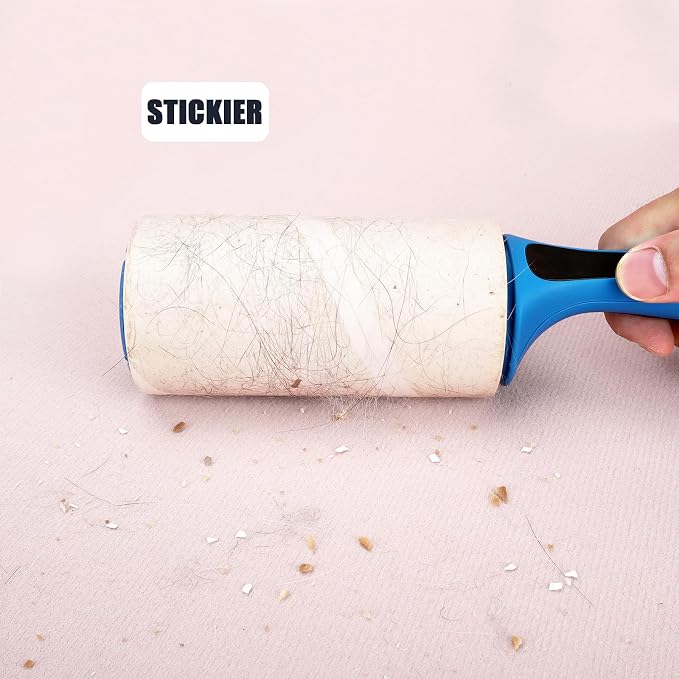 4.6 inch Giant Lint Roller Refills Only for Evercare Giant Lint Rollers and T Handle Pet Hair Roller, 50% More Pickup, 60 Sheets per Refill, 6 Pack, 360 Sheets Total