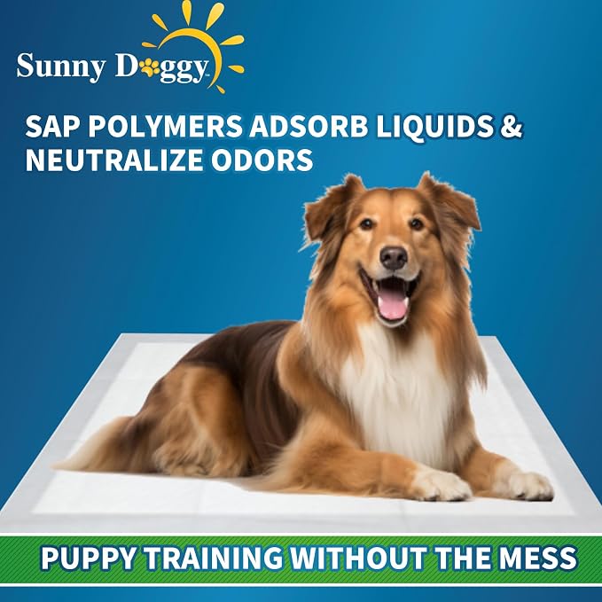 Pee Pads for Dogs, Puppy Pads Pet Training Pads Disposable Upgraded Odor Control, Potty Pads Absorbent and Leak-Proof Dog Housebreaking & Puppy Supplies (22"x22"/30 Count)