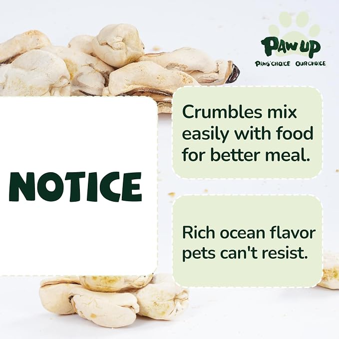 PAWUP Freeze Dried Green Lipped Mussels &Minnows Dog Treats – Raw Single Ingredient Snacks for Joint & Hip Health, Rich in Omega-3, Grain Free