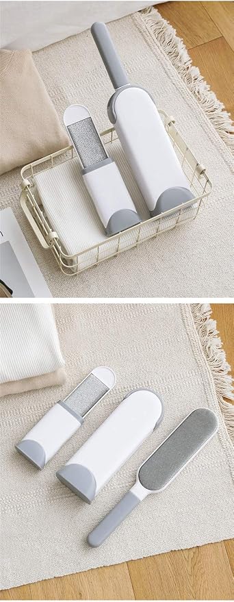 Lint Remover Clothes Roller Reusable Hair Cleaning Brush Static Dust Household Coat Pet Brushes(Small)