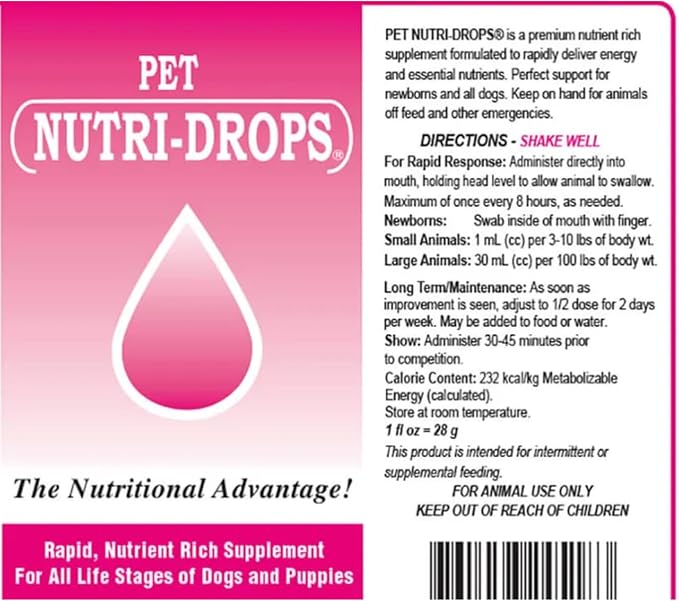 LBH MARKET Emergency Puppy Kitten Feeding Tube Kit – 5FR Kendall Tube, 12mL Syringe & Pet Nutri-Drops for Weak or Fading Puppies | Newborn Whelping Supplies for Breeders