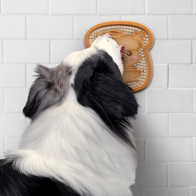 Genuine Fred Howligans Dog Lick Mat, Toast