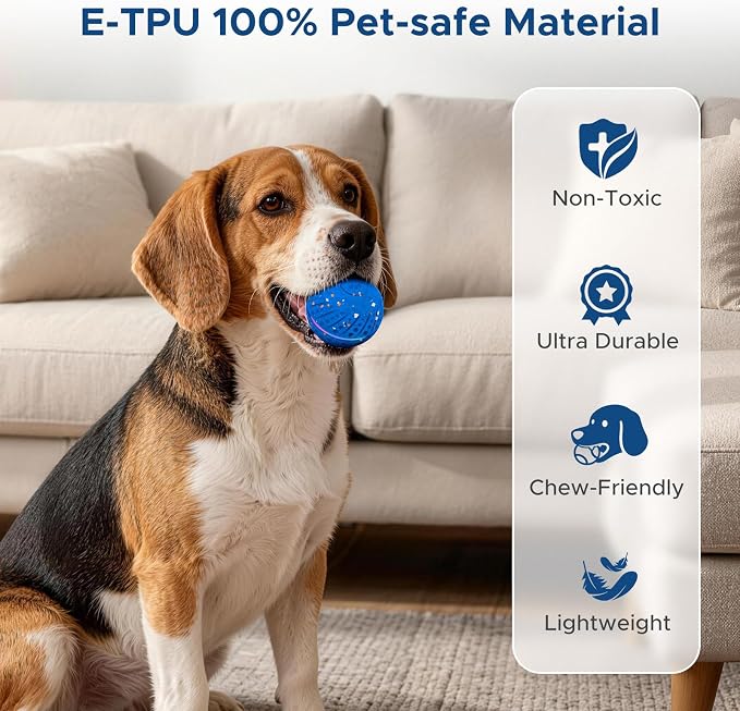 Interactive Dog Ball Replacement Shell for Small Medium Dogs (Only Blue Shell)