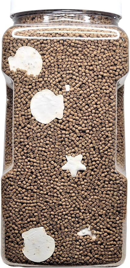 Calcium Shells Included in These 40% Protein 3mm Sinking Pellets for Shrimp, Snails, Crabs, Catfish, Plecos for All Tropical Fish. Pellets by Zeigler...10oz Small Jar