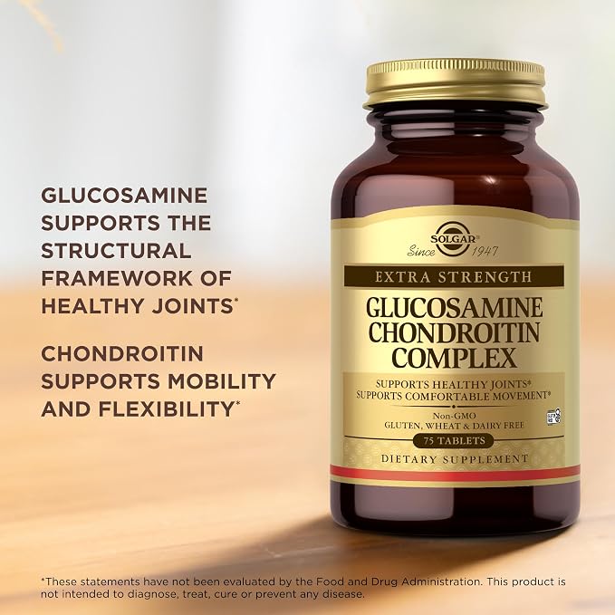 Solgar – Extra Strength Glucosamine Chondroitin Complex, 75 Tablets