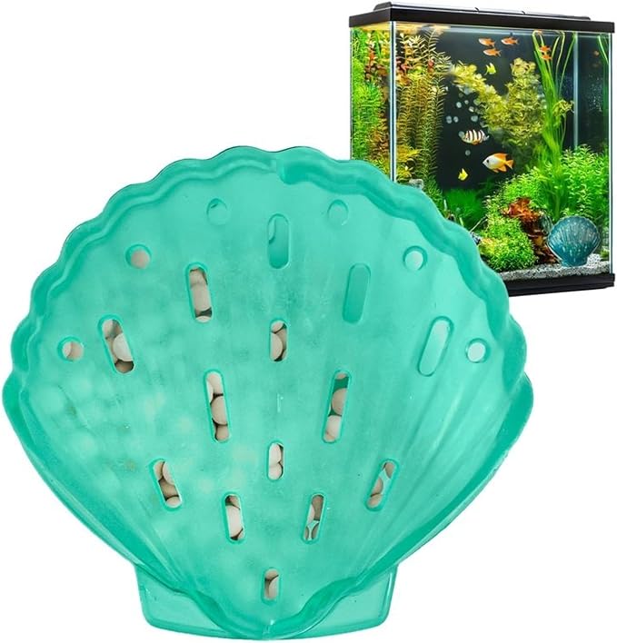 Cletus The Water Conditioning Clam - 1 Pack, Blue - Fish Tank & Aquarium Water Preparation, Chlorine Neutralizer & Heavy Metal Filtration