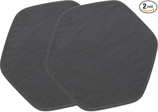 Amakunft 2Pcs Waterproof Hexagon Playpen Mat Washable Pee Pad Fit with Small Animal Playpen (42.5in x 41in) Reusable Pet Bedding Liner for Guinea Pig, Rabbit, Hamster, Chinchilla, Hedgehog