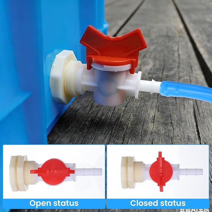 24 Pack Automatic Rabbit Waterer System Kit with 24 Drinking Nipples, 20ft Hose, Valves & Filters for Small Animal Cages - Galvanized Steel & Plastic Construction