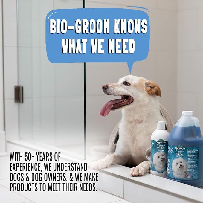 Bio-Groom Oatmeal Dog Shampoo - for Allergies and Itching, Cruelty-Free, Dog Bathing Supplies, Puppy Shampoo for Sensitive Skin, Made in USA, Anti-Itch Dog Products- 32 fl oz 1-Pack
