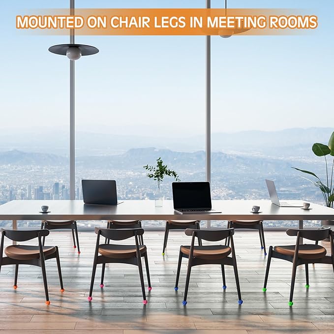 Poen 48 Pcs Precut Tennis Balls Bulk Furniture Tennis Balls for Chairs Chairs Leg Floor Protector Foot Covers Glide Coverings for Classroom Furniture Legs Protectors