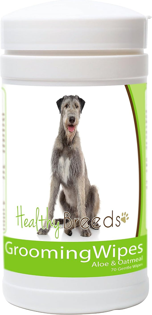Healthy Breeds Irish Wolfhound Grooming Wipes 70 Count