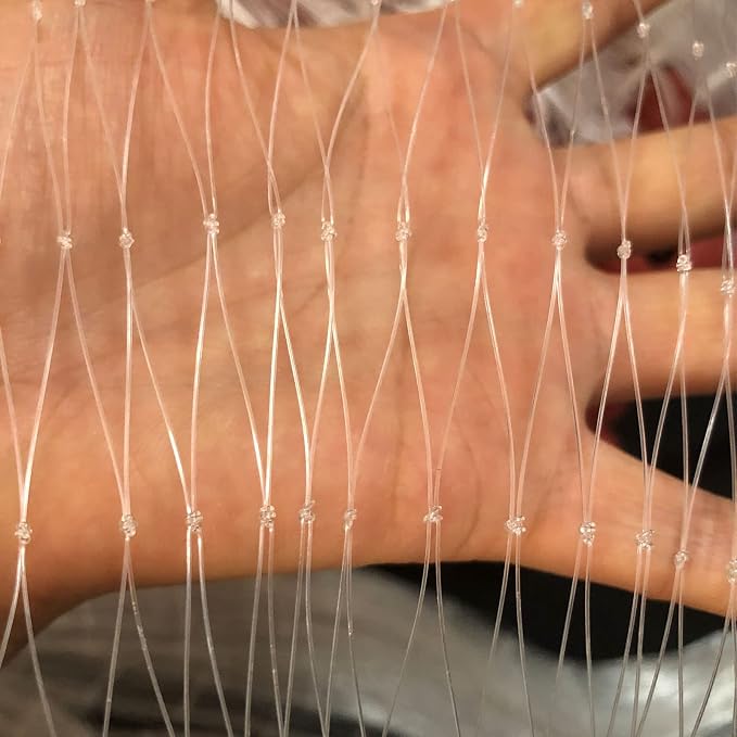 Strong Fishing Line Material Fishing Net Depth 5.5ft Gillnet Length 98 ft Nylon Net 5/8 Inch-2 Inch Mesh Monofilament Nylon Network Big Buoys Fish Net
