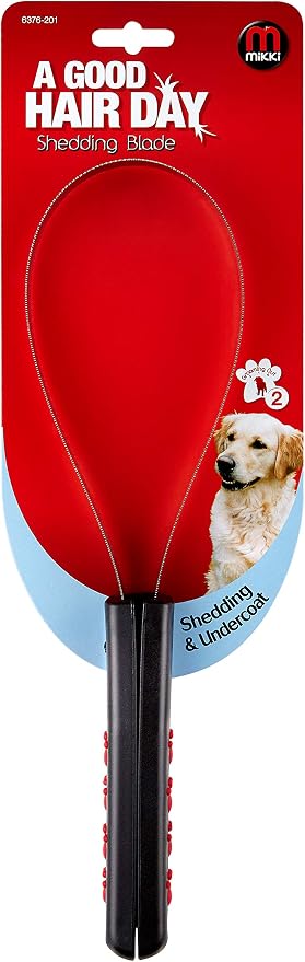 Mikki Dog, Cat Deshedding Tool - Grooming Shedding Blade for Pets - Currycomb Brush