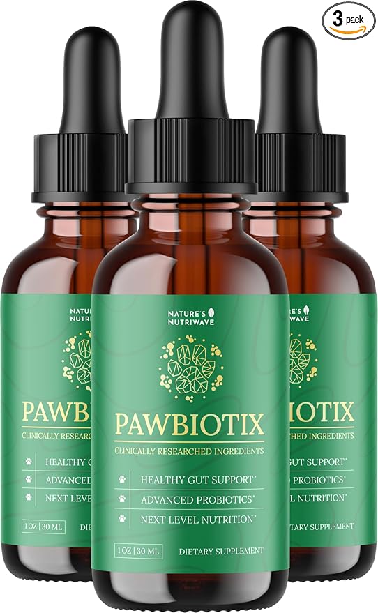 Pawbiotix Liquid Probiotics for Dogs – Digestive & Gut Health, 1oz
