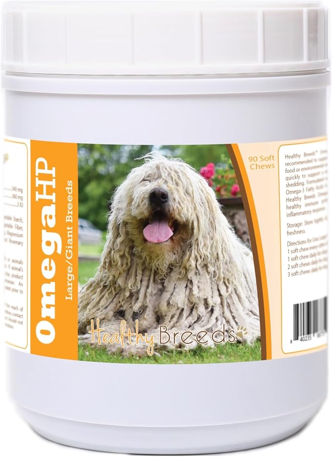 Healthy Breeds Kerry Blue Terrier Omega HP Fatty Acid Skin and Coat Support Soft Chews 90 Count