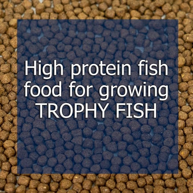 Natural Waterscapes Game Fish Food Variety | Pond and Lake Fish Food Pellets | 22 lb Bag | Feed to Bass, Bluegill, Trout, Catfish, tilapia | Floating Pellets