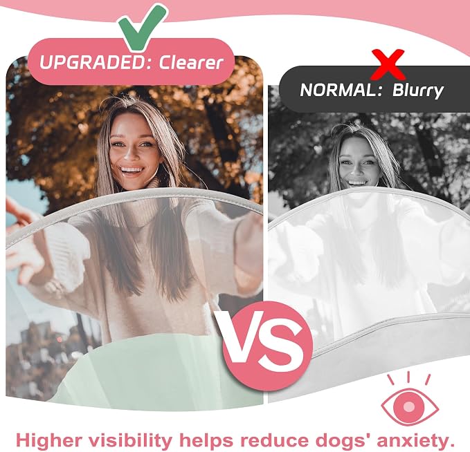 Dog Cone Collar to Stop Licking with Soft Liner, Comfortable Elizabeth Recovery Collar for Large Medium Dogs After Surgery, Pet Neck Head Cone Alternative,XXL