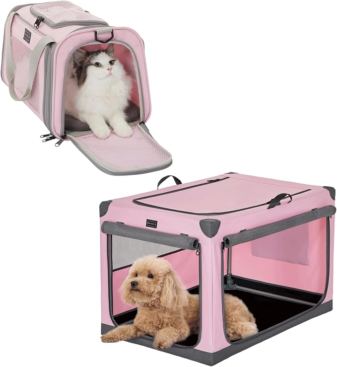 PETSFIT Cat Carrier and Soft Sided Dog Crate