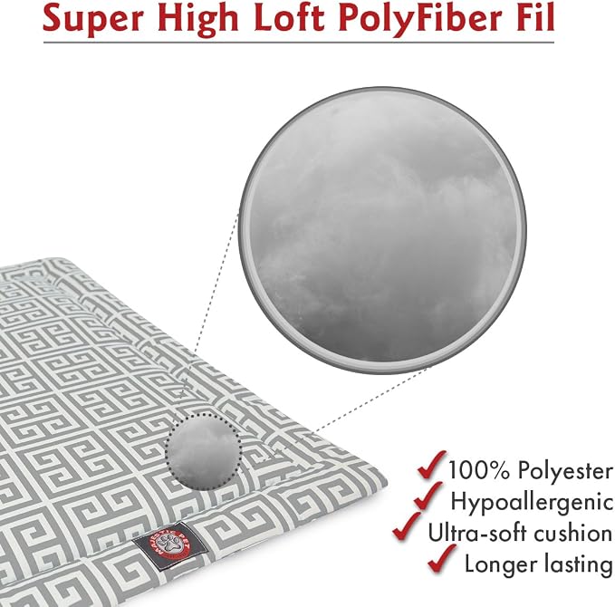 36" Towers Gray Crate Dog Bed Mat By Majestic Pet Products