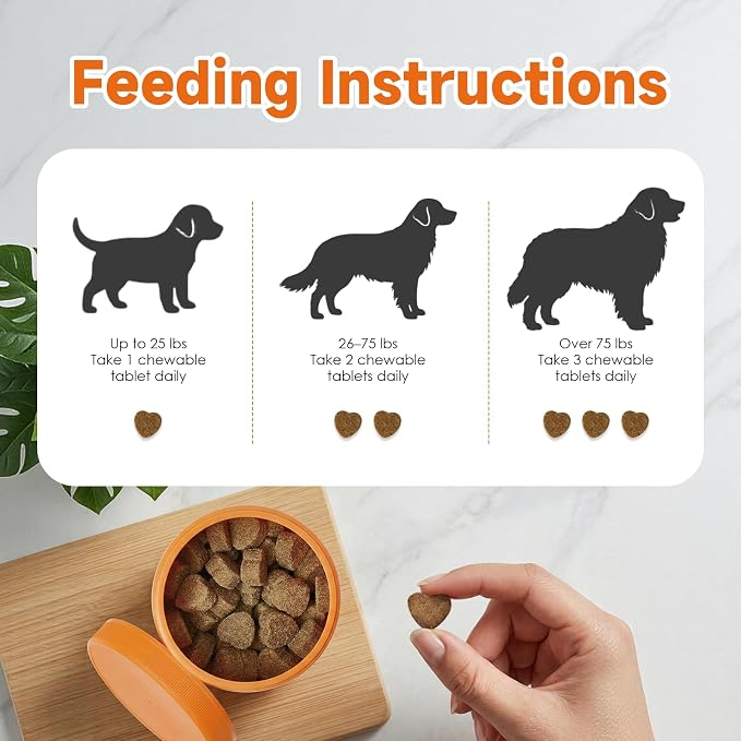 Dog Calming Chews - Calming Treats for Dogs for Separation Anxiety| Anxiety Relief for All Breeds, Puppies & Adult Dogs, Bacon Flavor, 120 Count