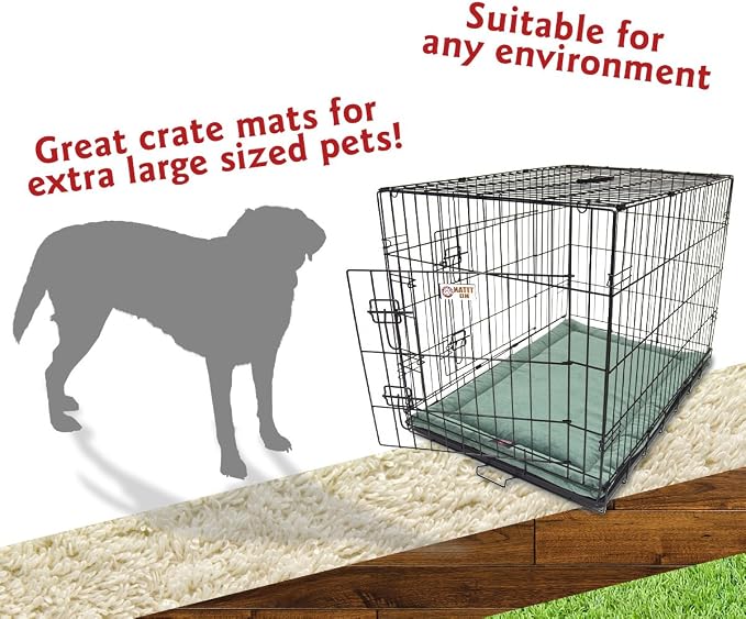 Majestic Pet 720570929944 Villa Crate Dog Bed Mat, Azure Blue, 48"