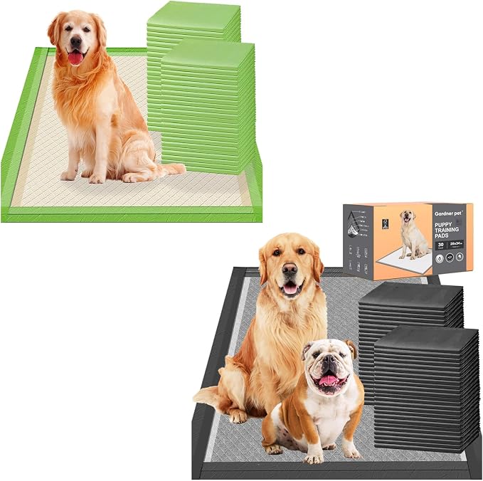 Gardner Pet Pee Pads for Dogs (Green+Black)
