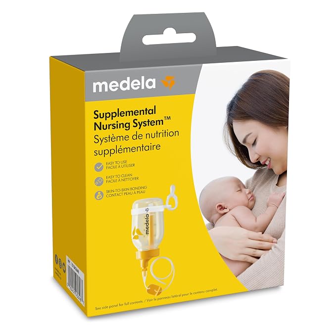 Medela Supplemental Nursing System (SNS), Specialty Nursing Device for Breastfeeding or Chestfeeding, Newly Enhanced Design with Upgraded Materials