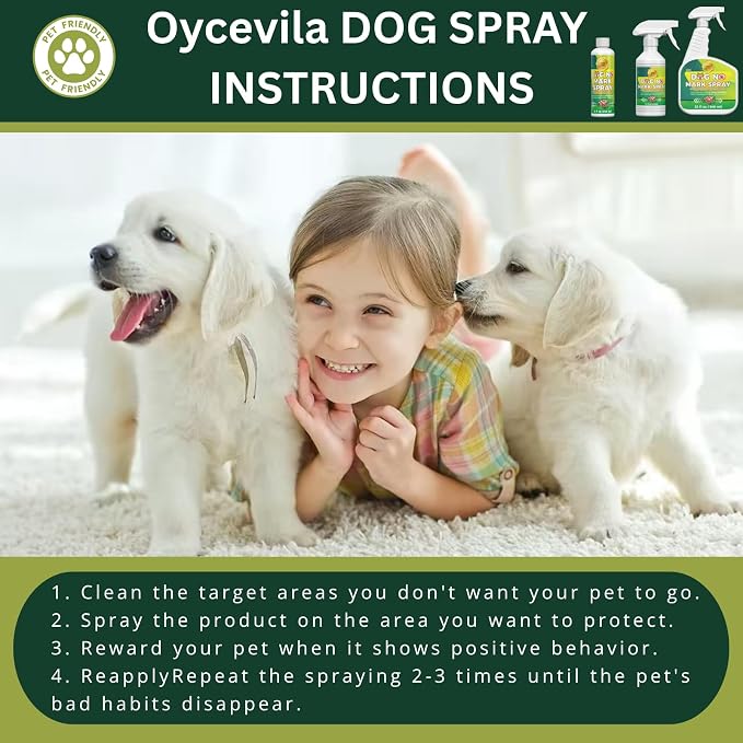 16oz Dogs No Wrong Pee Spray - Dog Training Solution for Housebreaking - No Marking Indoor Solution - Housebreaking Aid - No Pee No Mark Spray