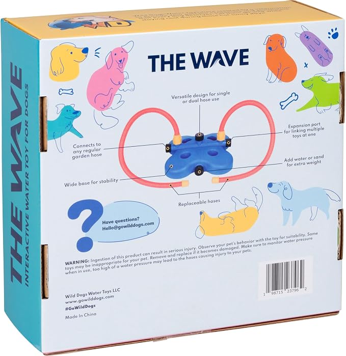 The Wave - The Ultimate Interactive Water Toy for Dogs