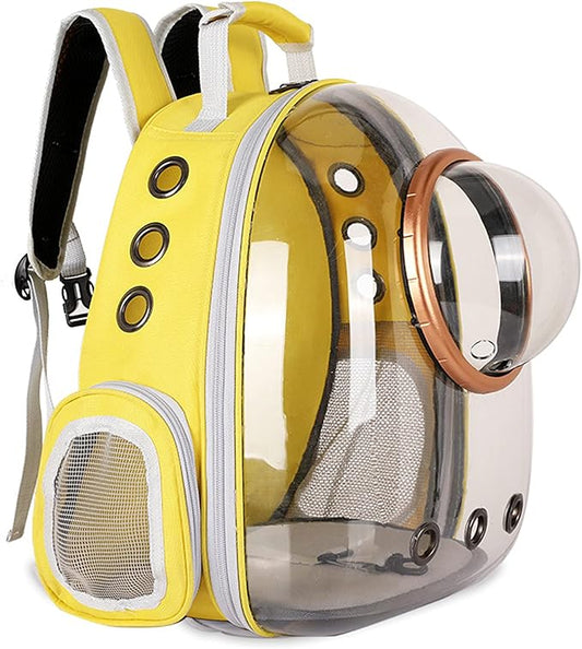 Cat Backpack Carrier Bubble Bag,Breathable Portable Small Dog Backpack Carrier,Space Capsule Pet Carrier Airline Approved
