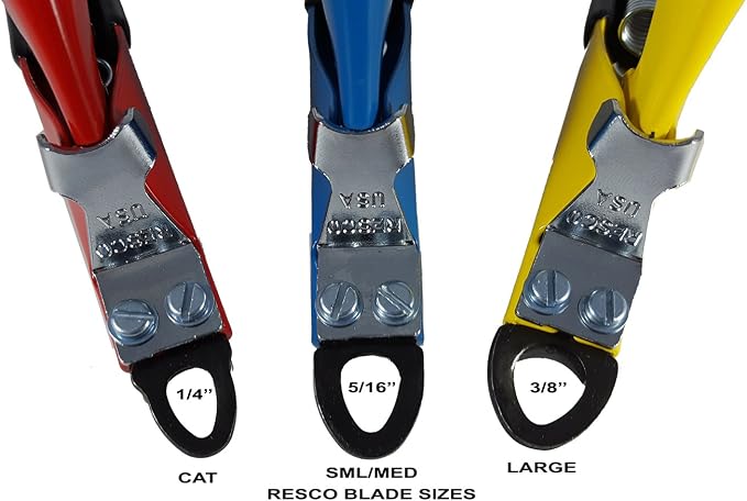 Resco Original Cat Nail Clippers – USA-Made Professional Feline Claw Trimmer, Heavy Duty Steel – Red