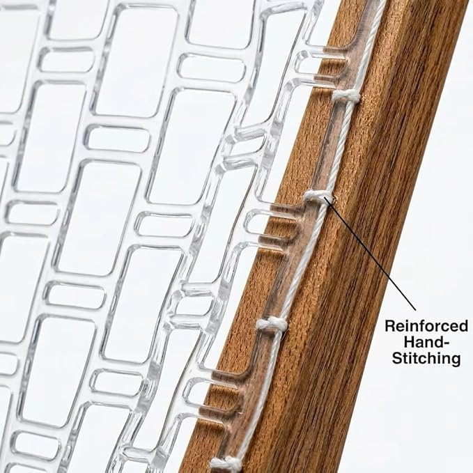 YYKBlueSky Fly Fishing Landing Net - 24" Trout Net, Soft Clear Silicone Mesh for Catch and Release, Durable Wood Frame, Safety Lanyard & Carabiner for Wading, Kayak & Boat Fishing