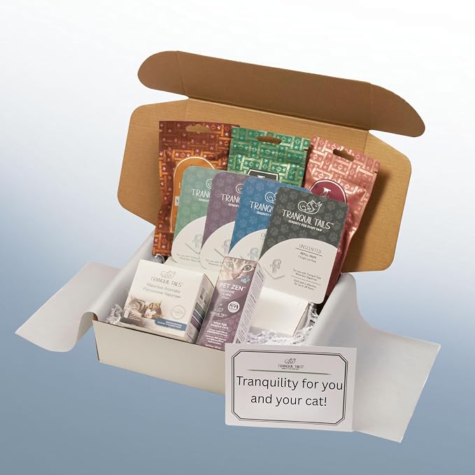 Gift Box, Calming Cat Products Plus a Gift for You