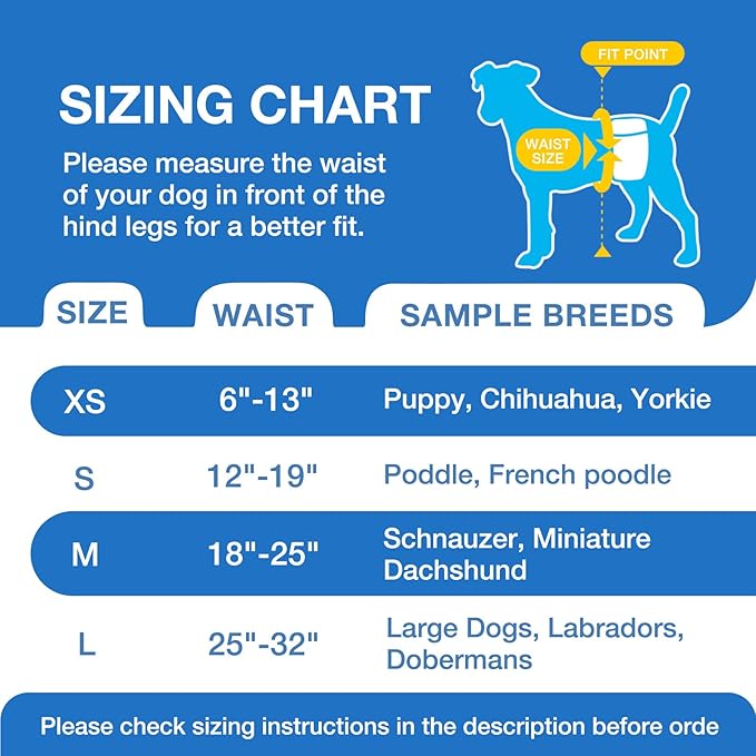 Dono Dog Diapers Male, Disposable Male Dog Wraps 60ct, Ultra Absorbent Doggie Diapers, Rapid-Dry Leak-Proof Puppy Diapers, Wetness Indicator Excitable Urination Incontinence, Small