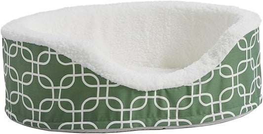 MidWest Homes for Pets Orthoperdic Egg-Crate Nesting Pet Bed w/Teflon Fabric Protector, Small Green