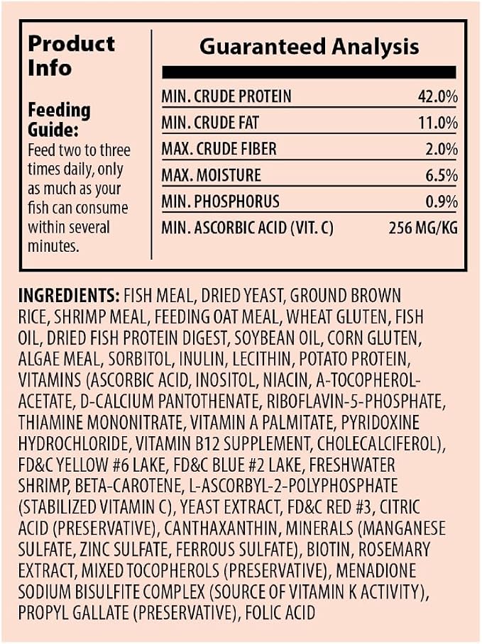 Tetra Goldfish Flakes, Nutritionally Balanced Diet For Aquarium Fish, Vitamin C Enriched Flakes, 4.52 lbs oz
