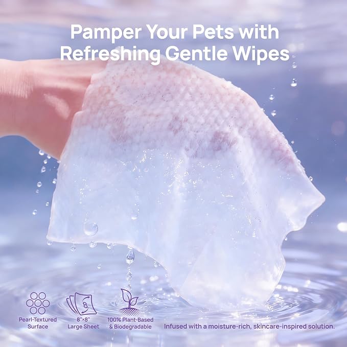 HICC PET Wipes for Dogs and Cats, Vet-Recommended Hypoallergenic Dog Wipes for Paws, Butt and Fur, Dog Cleaning Wipes & Dog Bath Wipes, Deodorizing Grooming Wipes for Dogs, Cats, Horse, 400 Count | Pet Wipes for Paws & Butt, Dog Bath Wipes, Deodorizing...