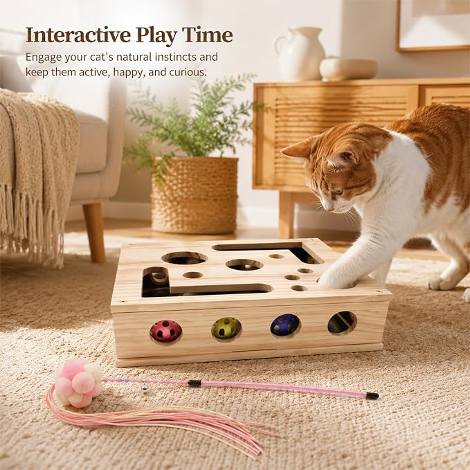 Cat Nail File Scratcher – Cat Claw Saver Box for Indoor, Claw Saver Box for Cats with Sandpaper