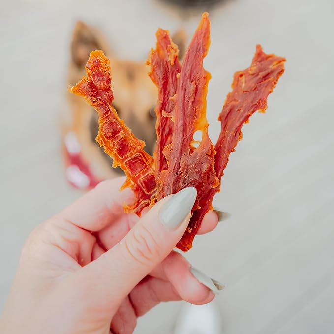 Cadet Gourmet Duck Jerky Dog Treats For Training - Healthy & Natural Dog Training Treats for Small & Large Breeds - Inspected & Tested in USA (28 oz.)