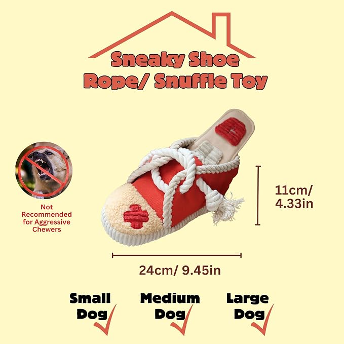 Interactive Hide and Seek Dog Puzzle Toys for Large Medium Small Dogs, 2 in 1 Snuffle Toys