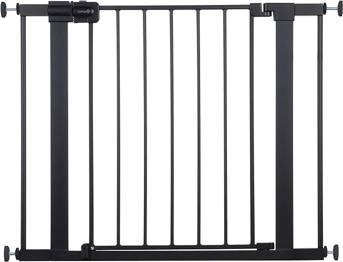 Safety 1st Easy Install 28'' Walk Thru Gate, Fits Between 29'' and 38'', Black, 1-Pack,(GA105CBLK)