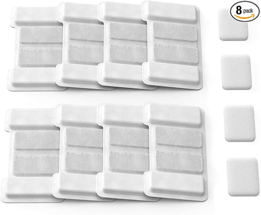 Cat Water Fountain Filters - 8 Pack Replacement Filters & 4 Pack Replacement Pre-Filter Sponges Set for Automatic Pet Fountain, Multi-Pet Household Friendly,Keep Drinking Fresh