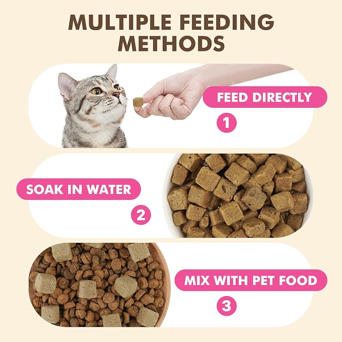 Freeze Dried Dog & Cat Treats – Single Ingredient Chicken Liver, High Protein Training Treats & Food Topper, 10.6 oz