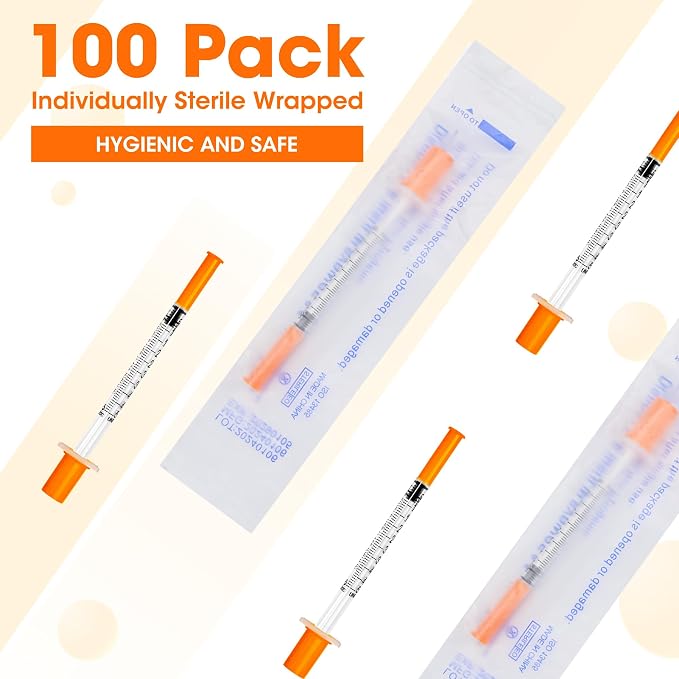 Pet Veterinary Tool – Sterile, Single Use (0.5cc 31G 1/4" 100Pack)