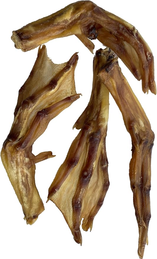 HDP Dehydrated Poltry Duck Feet Flavor:Duck Size:Pack of 25