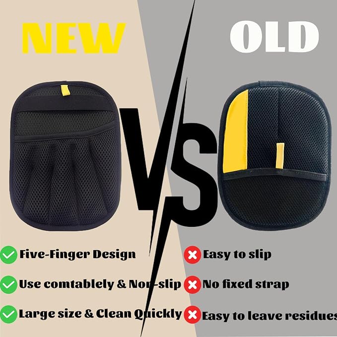 Pet Hair Removal Gloves, Pet Grooming Gloves, 2PCS Newly Upgraded Reusable Electrostatic, Gentle for Dogs & Cats Pet Hair Remover for Furniture, Carpet, Car Seat, Clothes (2PCS)