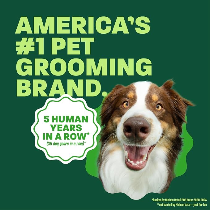 TropiClean Deshedding Dog Conditioner, Reduces Shedding & Softens Coat, Puppy Safe, Made in the USA, Lime & Cocoa Butter Scent, 20oz.