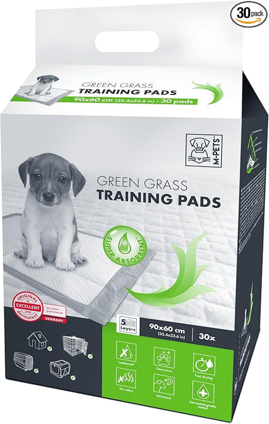 Green Grass Training Pads 90 x 60 cm - 30 Pack by Scented Training Pads
